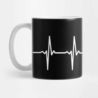 Paragliding Heartbeat Gift For Paragliders Mug